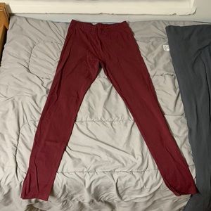 Burgundy Leggings